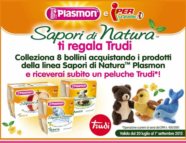 sapori di natura plasmon e Trudi