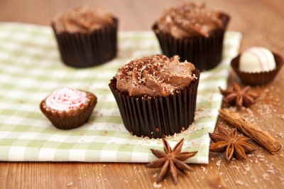 muffin al cioccolato e nutella