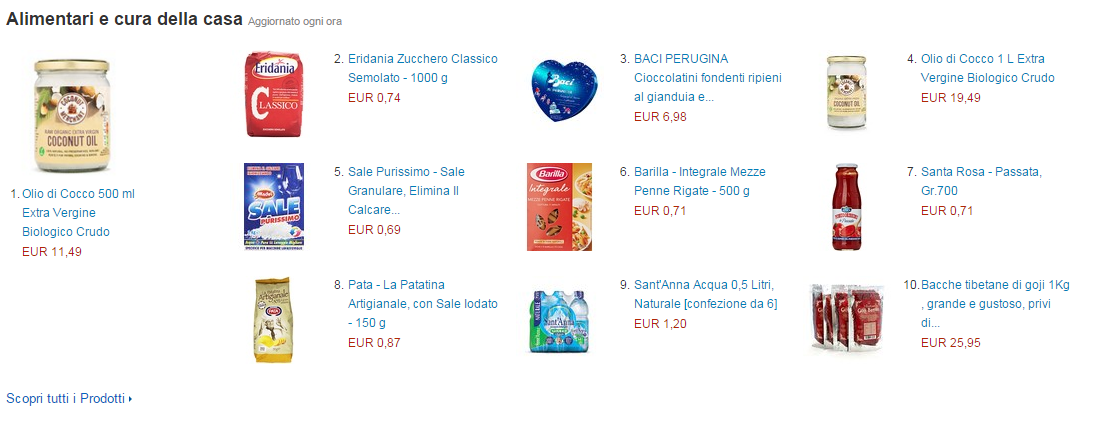 frutta e verdura amazon spesa online