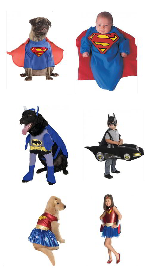 costumi supereroe cani neonati