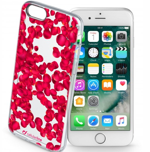 CUSTODIA IPHONE 7 ROSE ROSSE