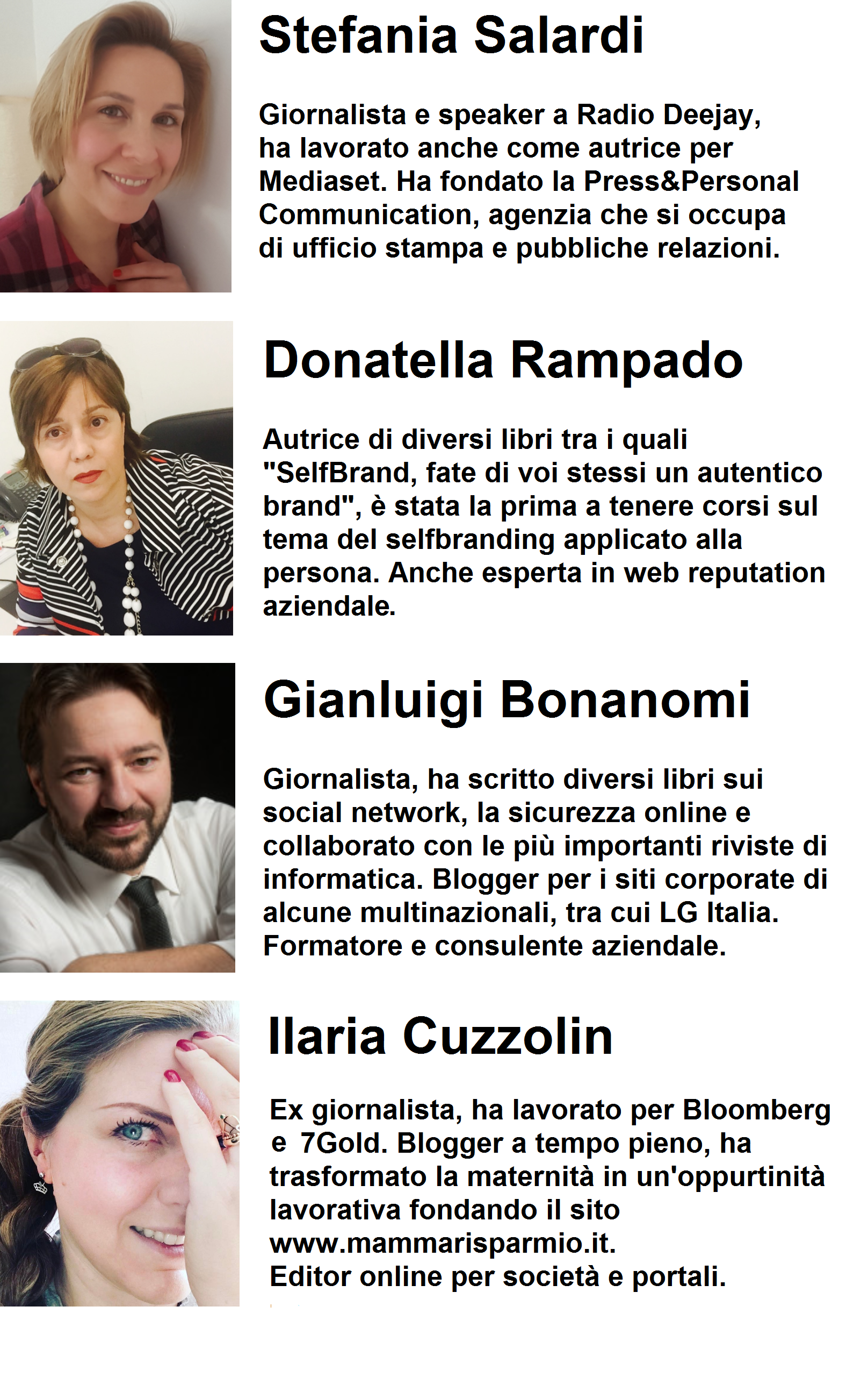 corso influencer blogger